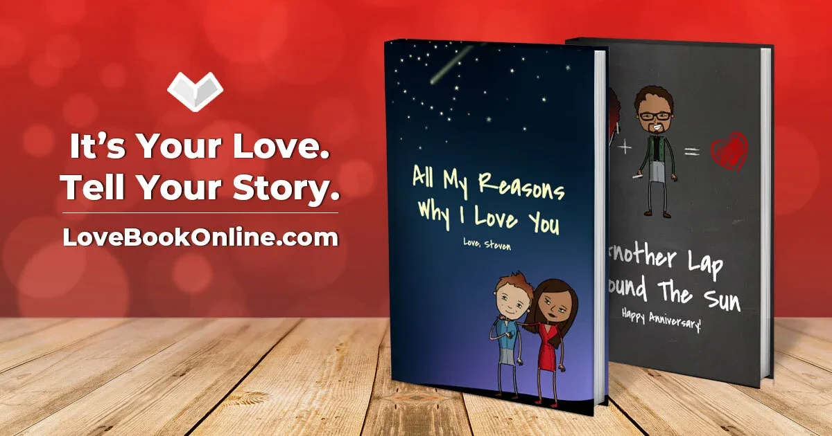 3. LoveBook Online Custom Love Book (Printed)