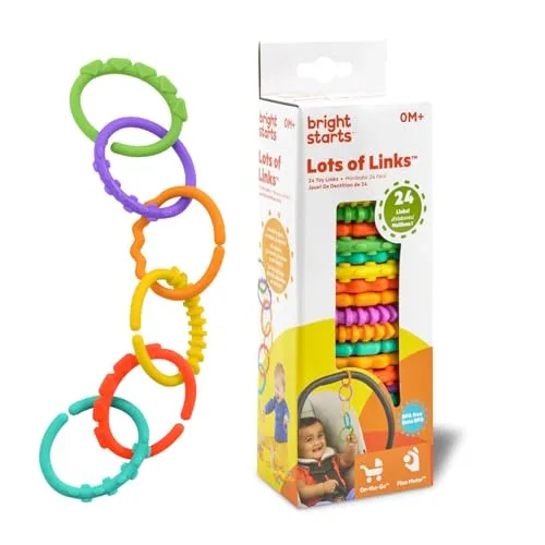 12. Bright Starts Lots of Links Developmental Toy Set