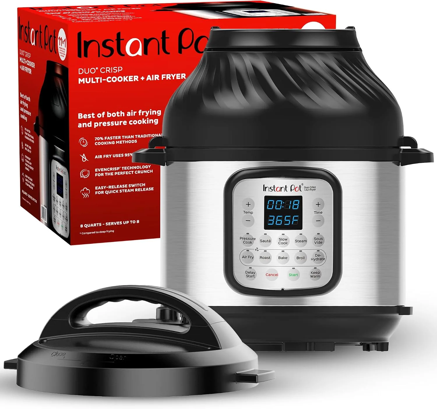13. Instant Pot Duo Crisp + Air Fryer