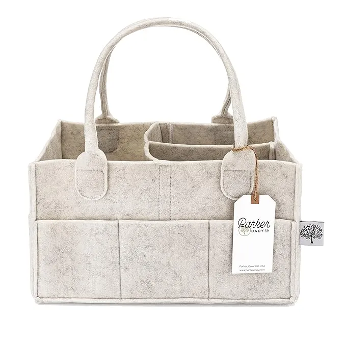 8. Parker Baby Diaper Caddy Organizer