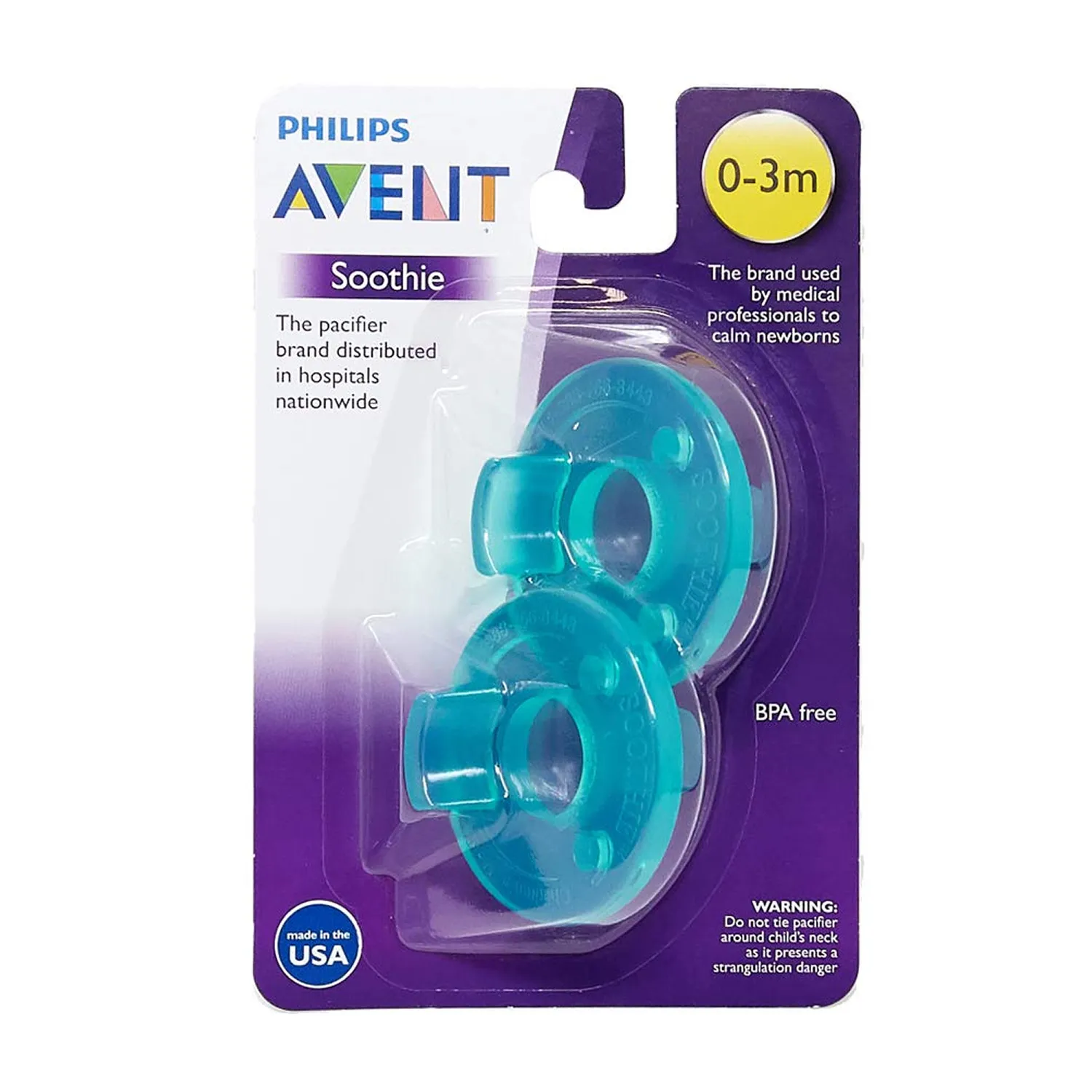 7. Philips Avent Soothie Pacifiers (Hospital Preferred)