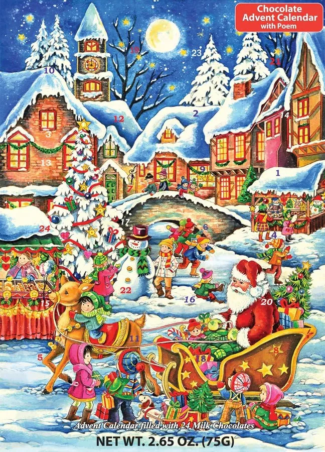 7. Santa's Here Chocolate Advent Calendar