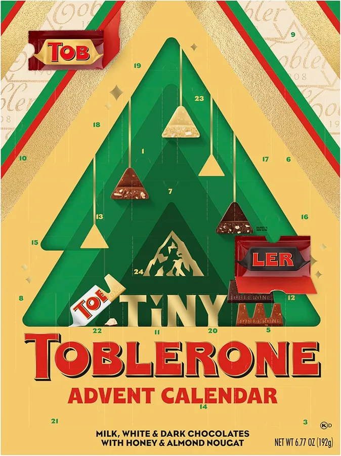 4. Toblerone Tiny Holiday Advent Calendar