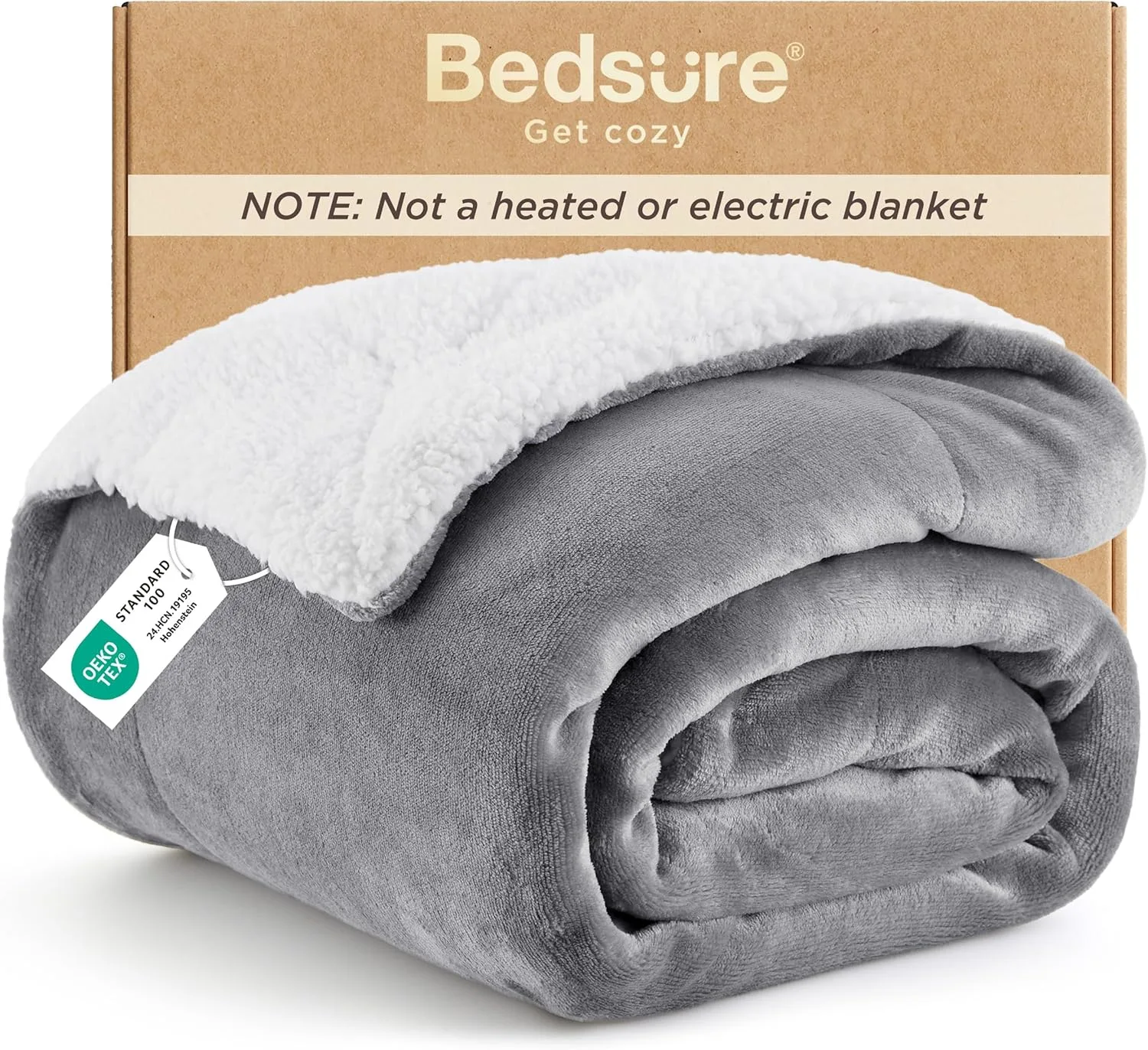 4. Bedsure Sherpa Throw Blanket