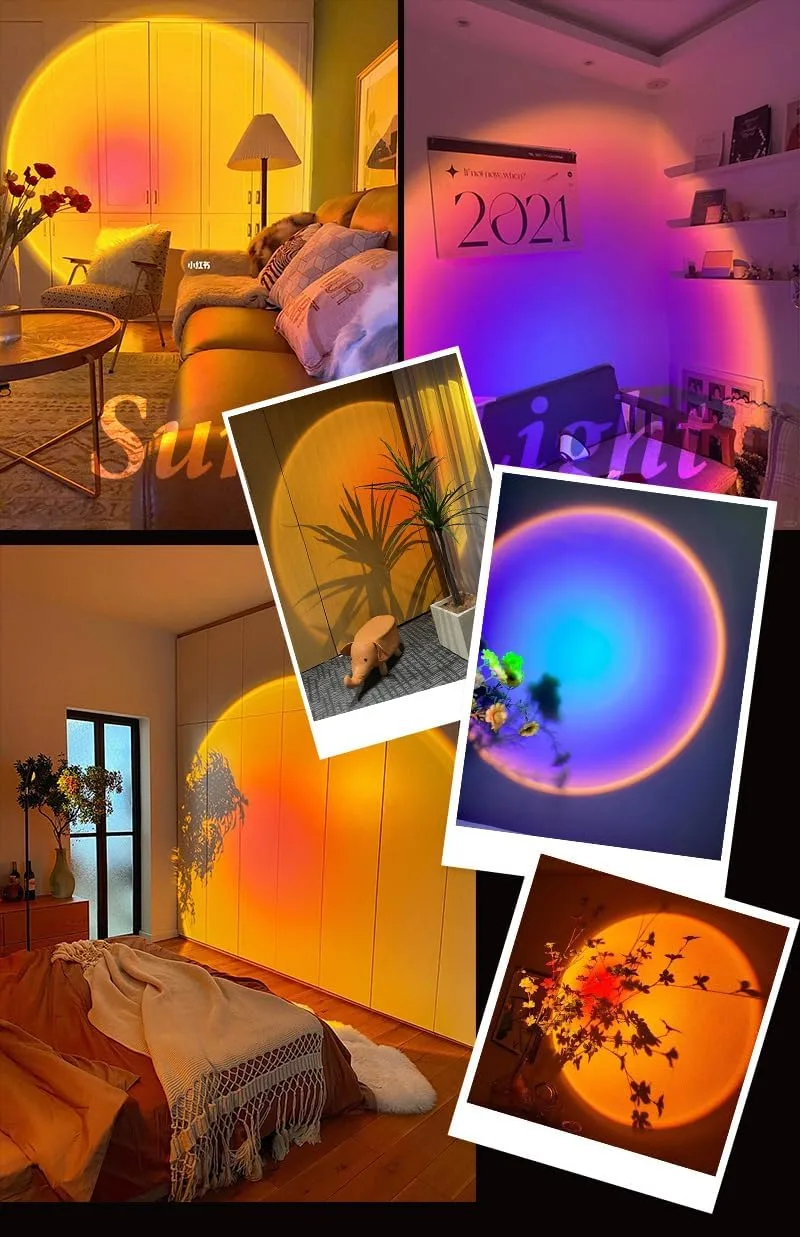 3. Sunset Projection Lamp
