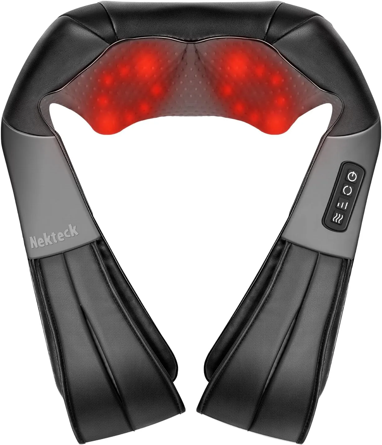 19. Nekteck Shiatsu Neck & Shoulder Massager with Heat