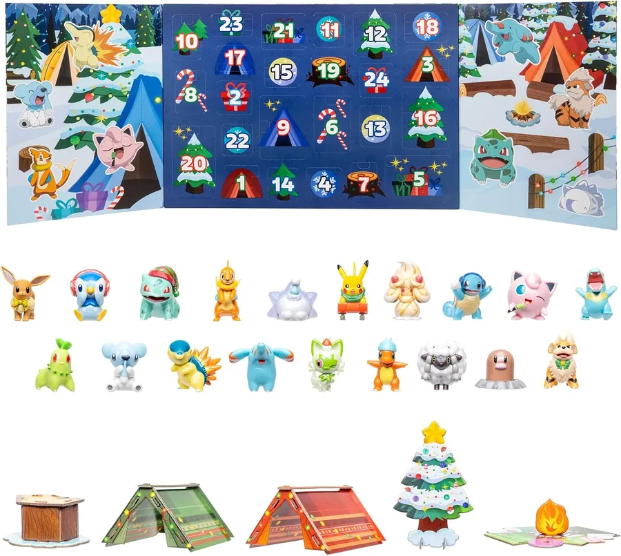 Jazwares Pokémon Holiday Calendar 2026