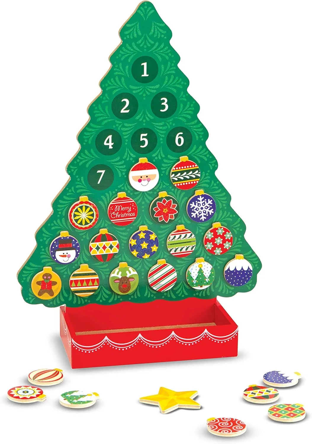 16. Melissa & Doug Wooden Countdown Advent Calendar