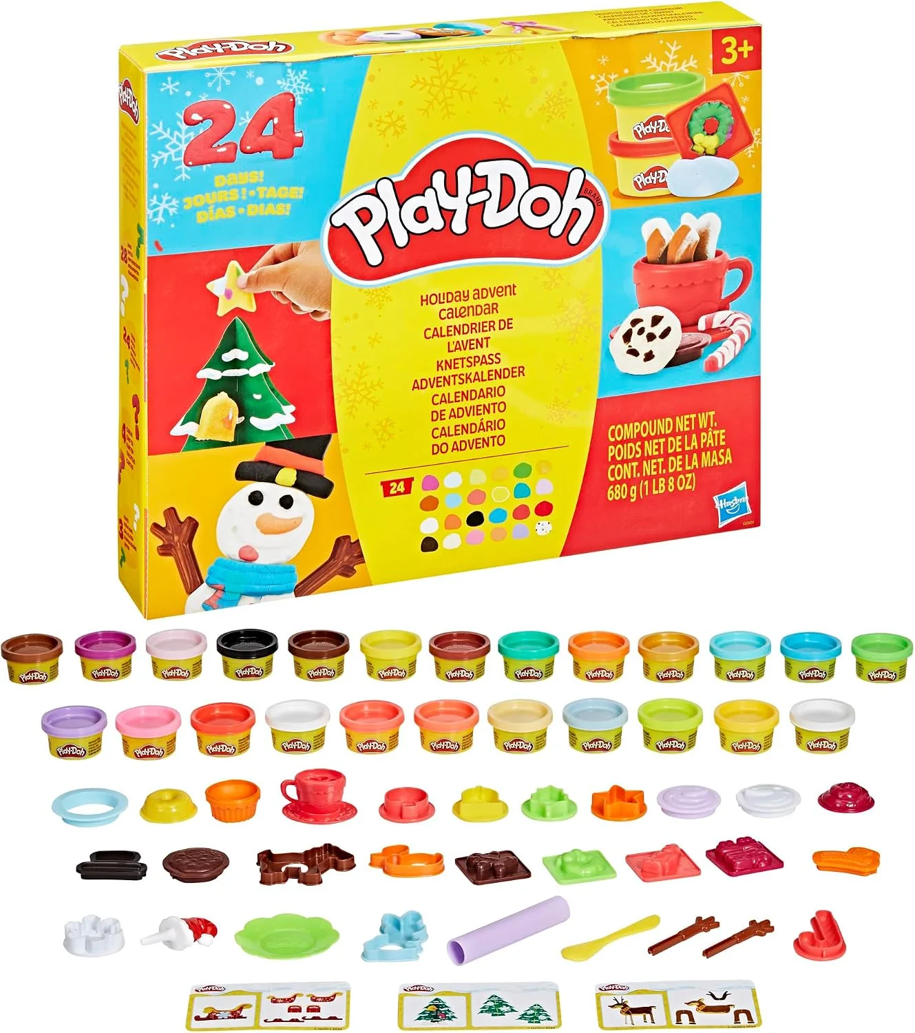 14. Play-Doh Holiday Advent Calendar