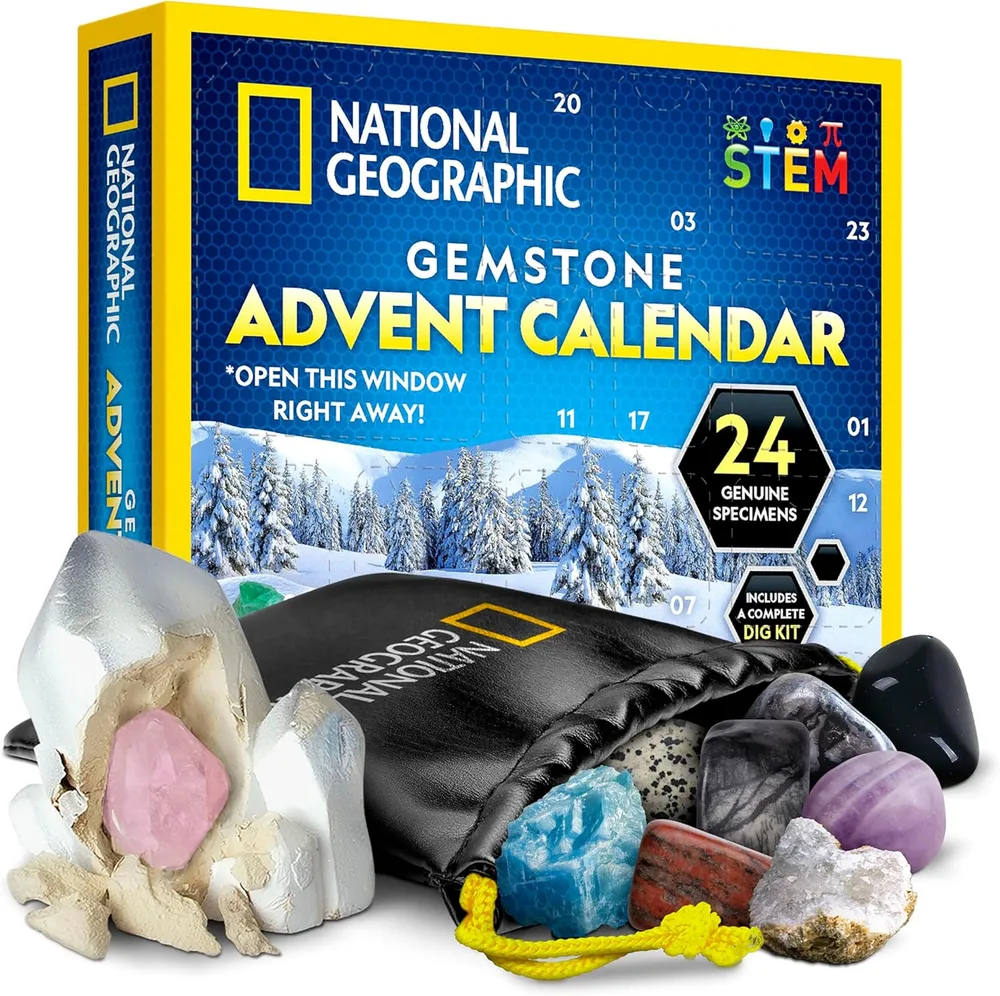 4. National Geographic 2026 Gemstone Advent Calendar