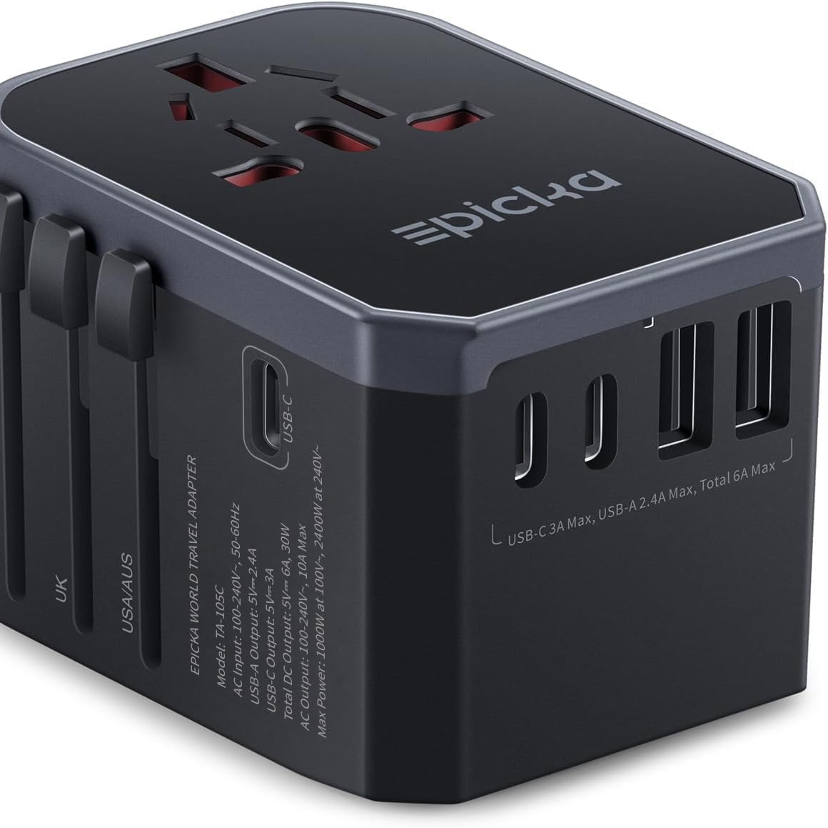 8. Smart Travel Adapter with Universal Compatibility