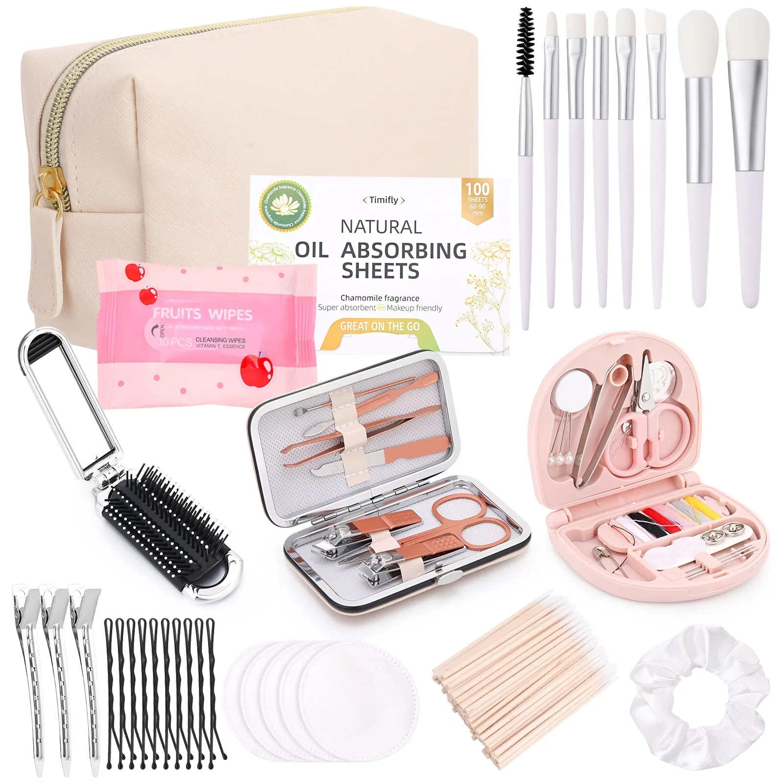 11. Sephora Collection Luxe Travel Makeup Bag Set (Bridal Emergency Kits)