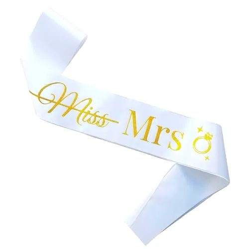 Urban Outfitters 'Miss to Mrs' Satin Sash