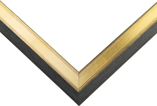 6. Gold Real-Wood Shadow Box Display Frame (33x28)