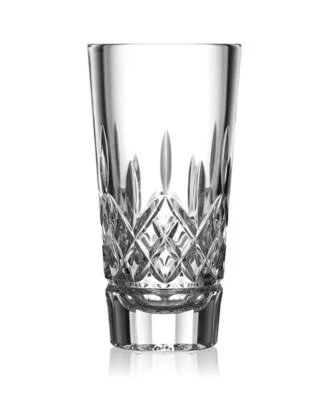 10. Macy's Waterford Lismore Gold-Trim Crystal Vase
