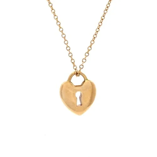 3. Tiffany & Co. 18k Gold Heart Pendant