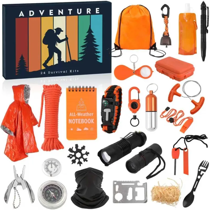 17. Survival Gear Advent Calendar in 24 Numbered Gift Boxes