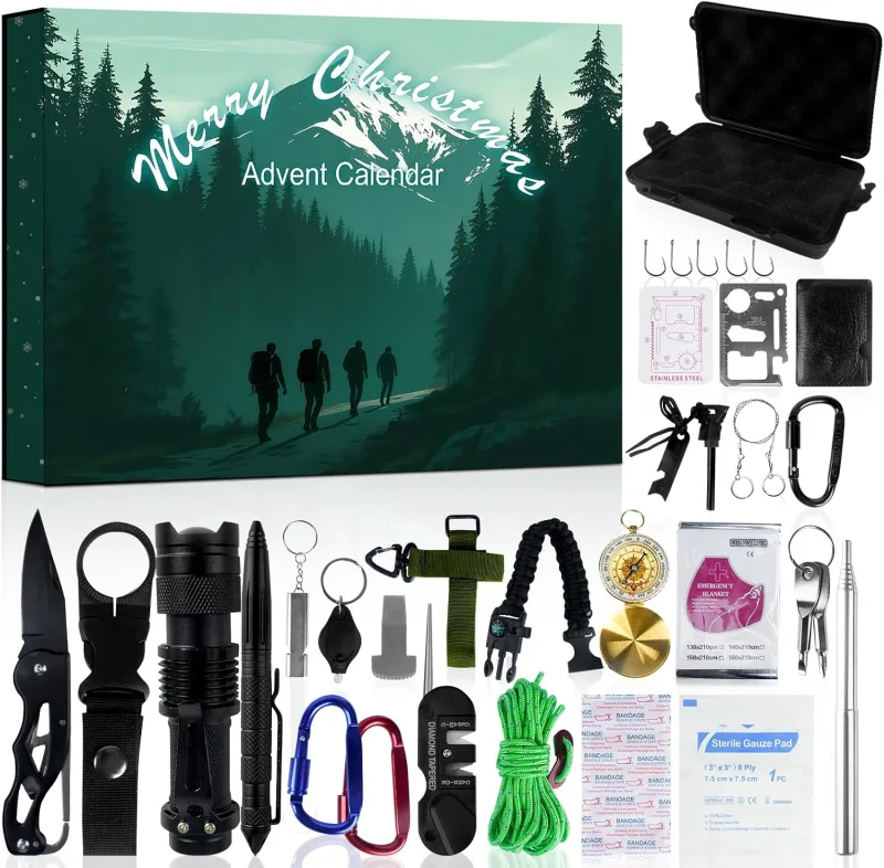 15. Survival Kit Advent Calendar (24 Days of Outdoor Gear)