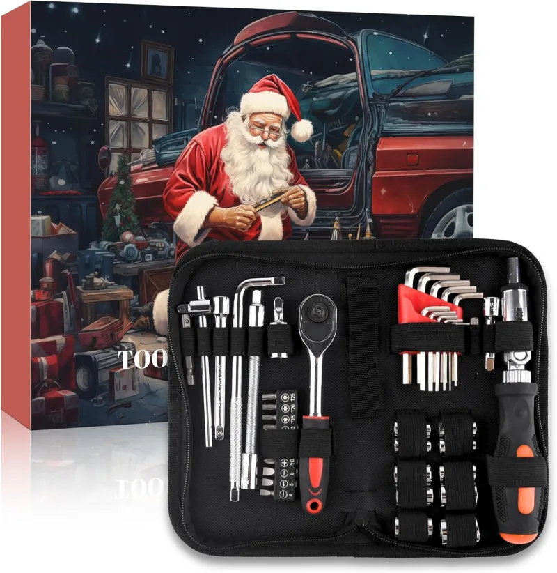 14. 24-Days Tool Advent Calendar (24-in-1 Mechanics Kit)
