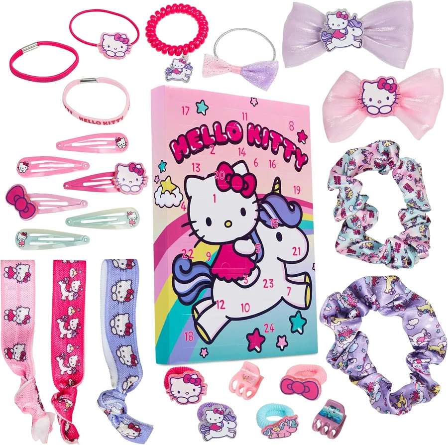 20. Hello Kitty Sanrio Hair Accessories Advent Calendar