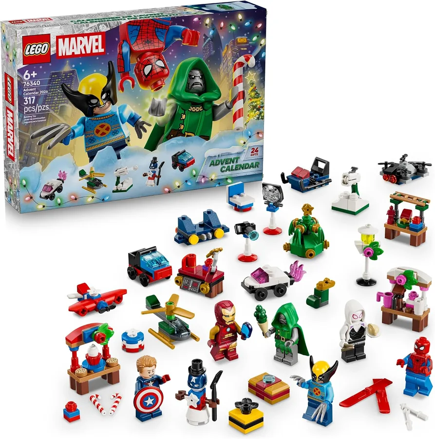 15. LEGO Marvel Advent Calendar 2026 (76340, 317 Pieces)