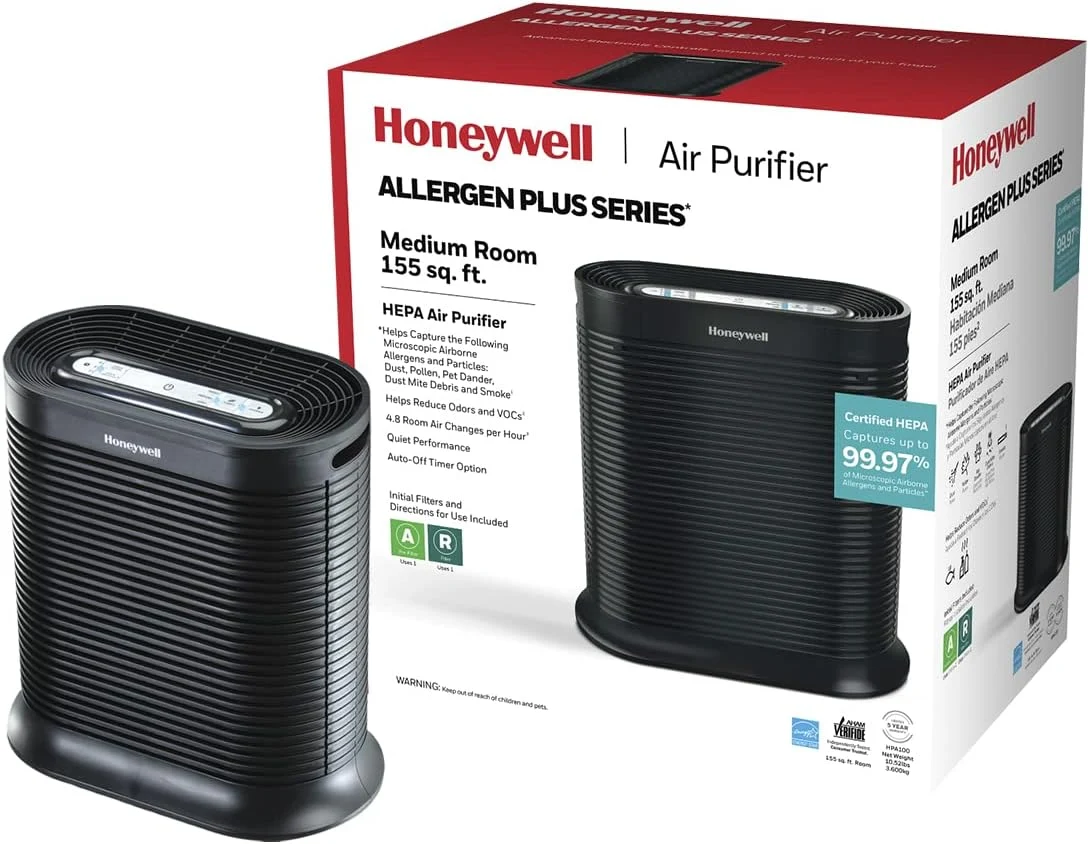 9. Honeywell HPA100 HEPA Air Purifier
