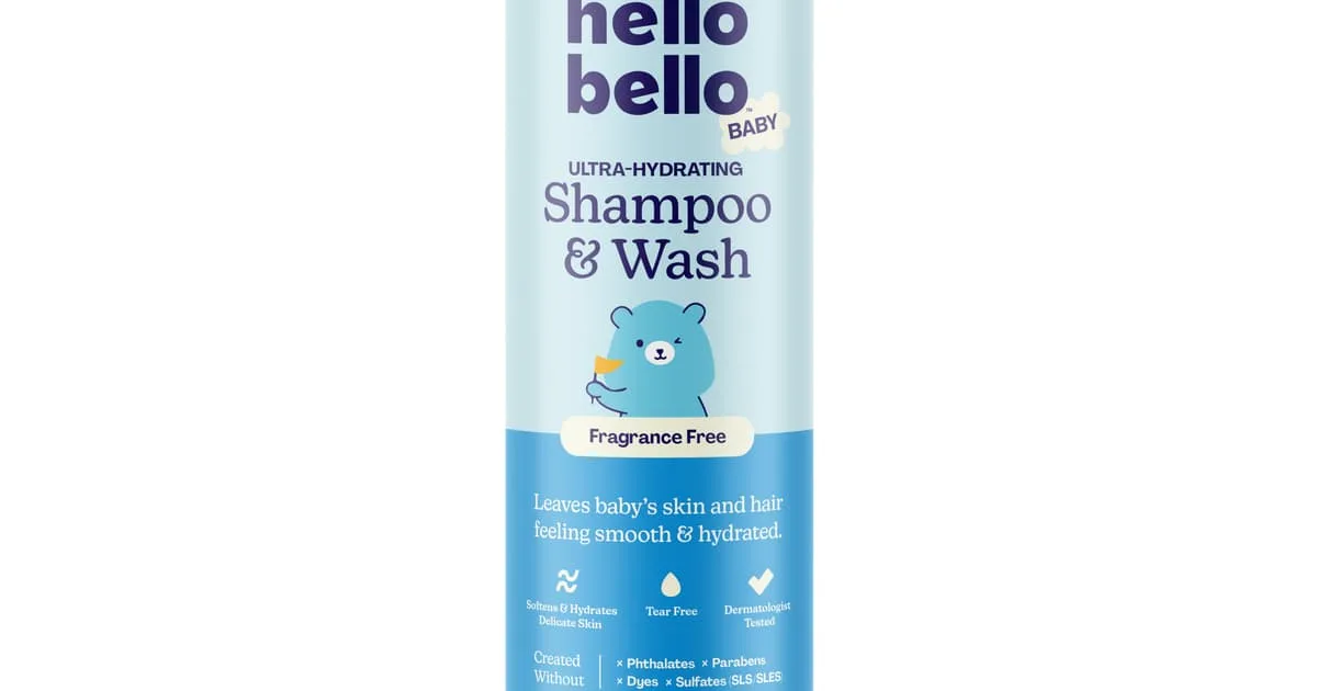 16. Hello Bello Gentle Daily Baby Wash & Shampoo (2-in-1)