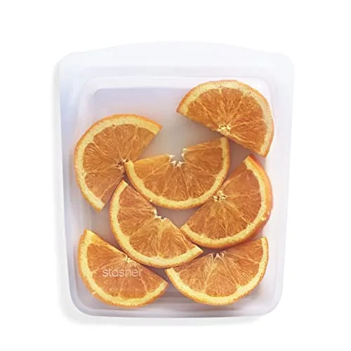 17. Stasher Silicone Reusable Food Storage Bag (quart)