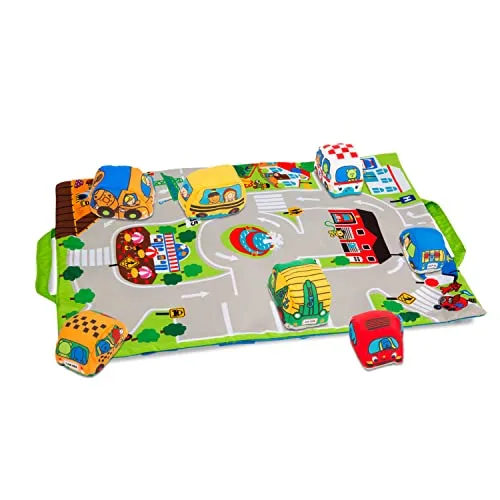 12. Melissa & Doug Take-Along Town Play Mat