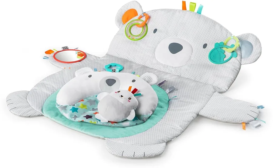 13. Bright Starts Tummy Time Prop & Play Activity Mat