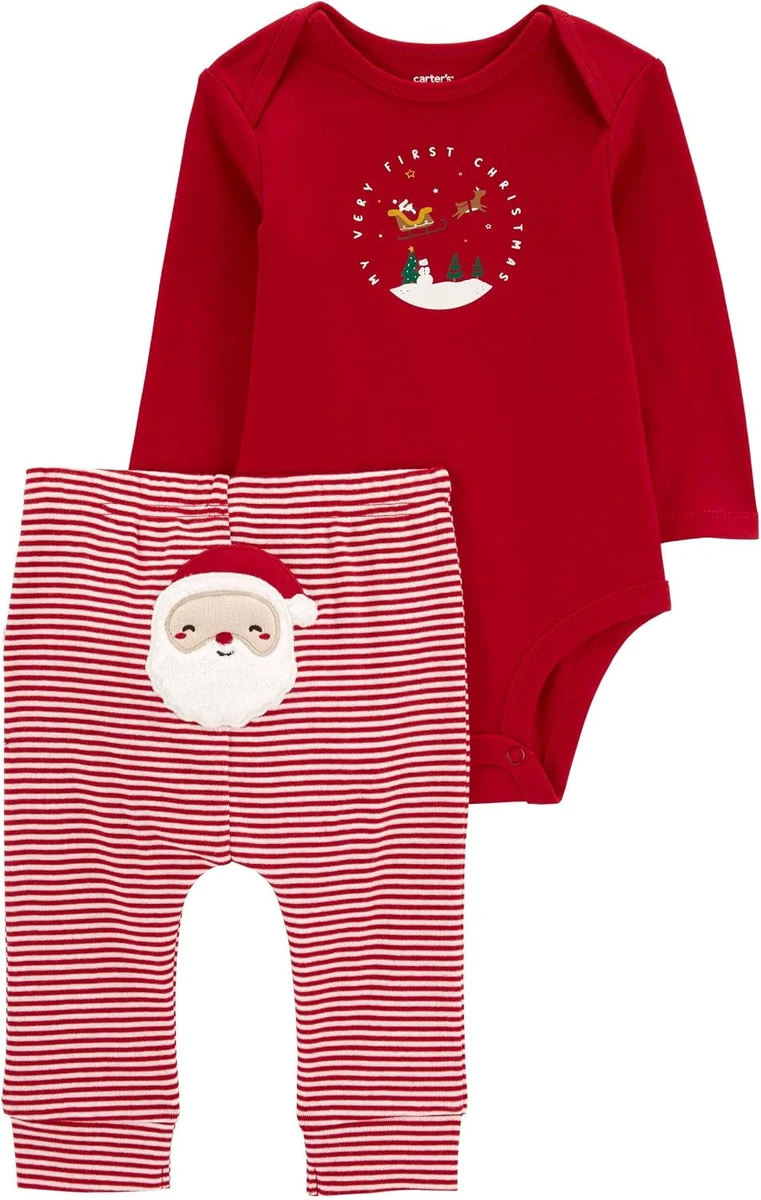 17. Carter's "My First Christmas" Bodysuit & Pant Set
