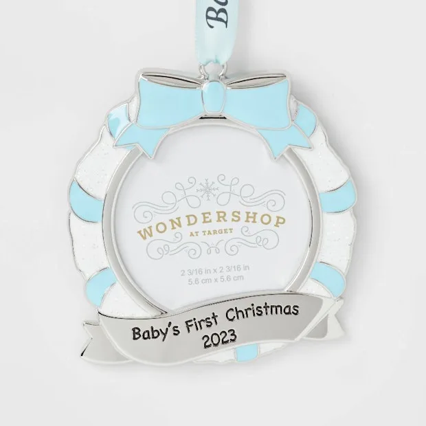 1. Hallmark Keepsake Ornament — Baby's First Christmas (Personalizable)