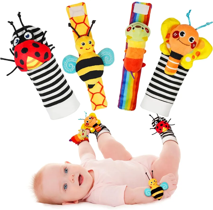 19. Infinno Wrist Rattles & Foot Finder Socks Set