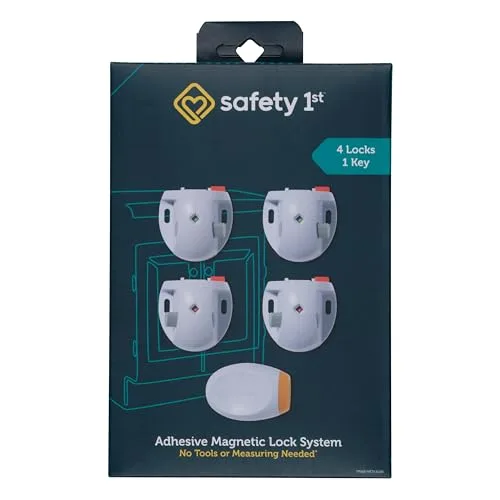 Safety 1st Deluxe Magnetic Locking System (8 Locks, 1 Key)