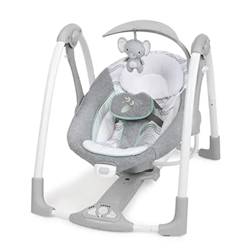 7. Ingenuity ConvertMe 2‑in‑1 Compact Portable Automatic Baby Swing & Infant Seat