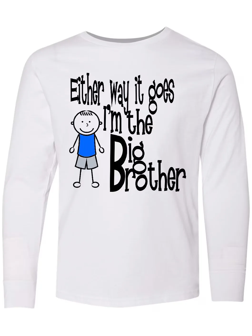 1. 'I'm the Big Brother' Long-Sleeve Tee