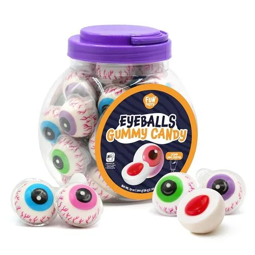 20. Funtasty Eyeball Gummies (30-Count Jar)