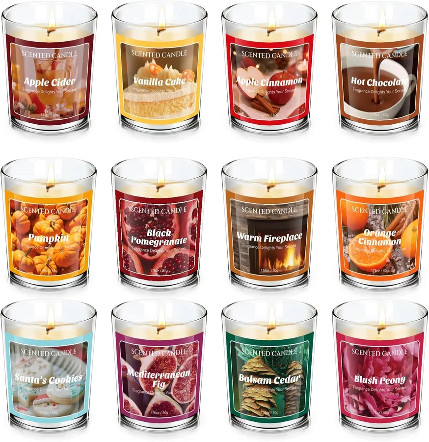 9. SCENTORINI 12 Days Scented Candle Countdown Calendar