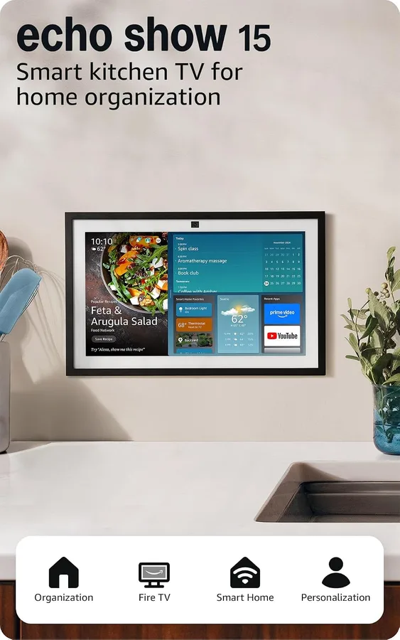 12. Amazon Echo Show 15 (Newest Model)