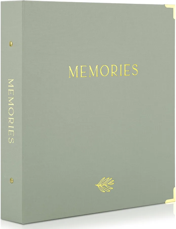 19. ZICOTO Linen Photo Album (Holds 500 Photos)