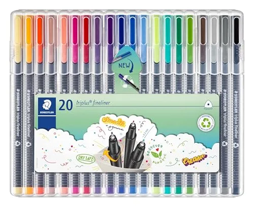3. Staedtler Triplus Fineliner 20-Pack