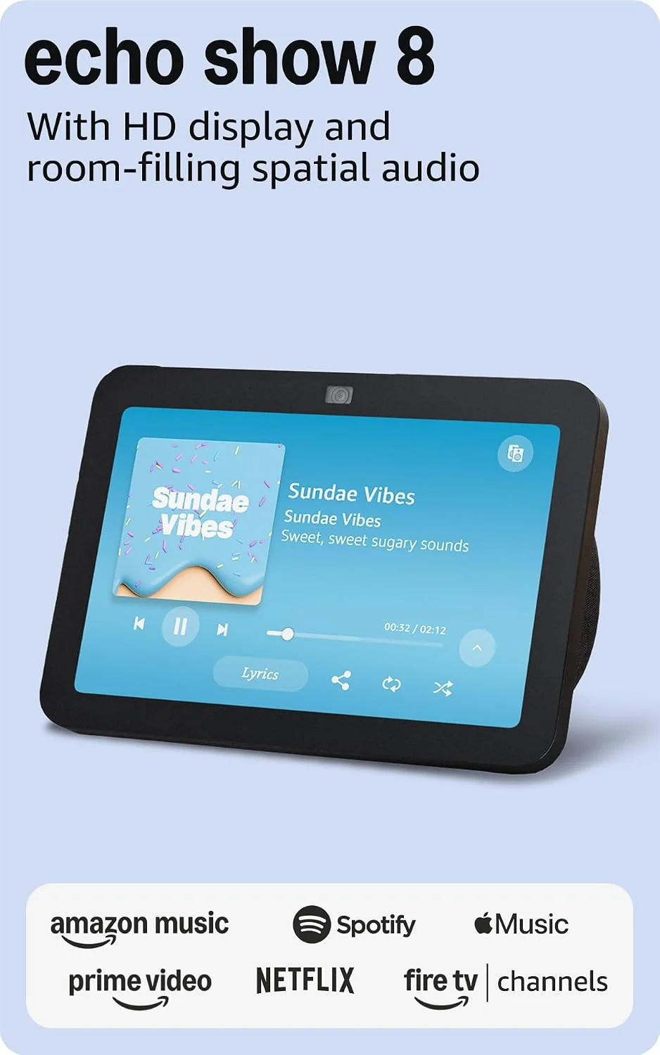 14. Amazon Echo Show 8 (with Alexa)