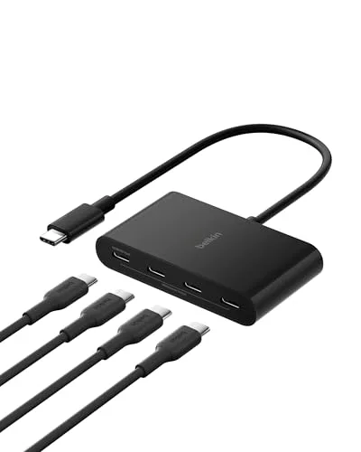 13. Belkin USB-C 4‑Port Multiport Adapter