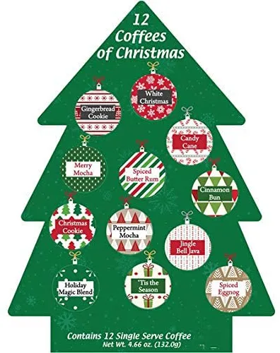 5. K-Cup Christmas Tree Advent Calendar (12 Pods)