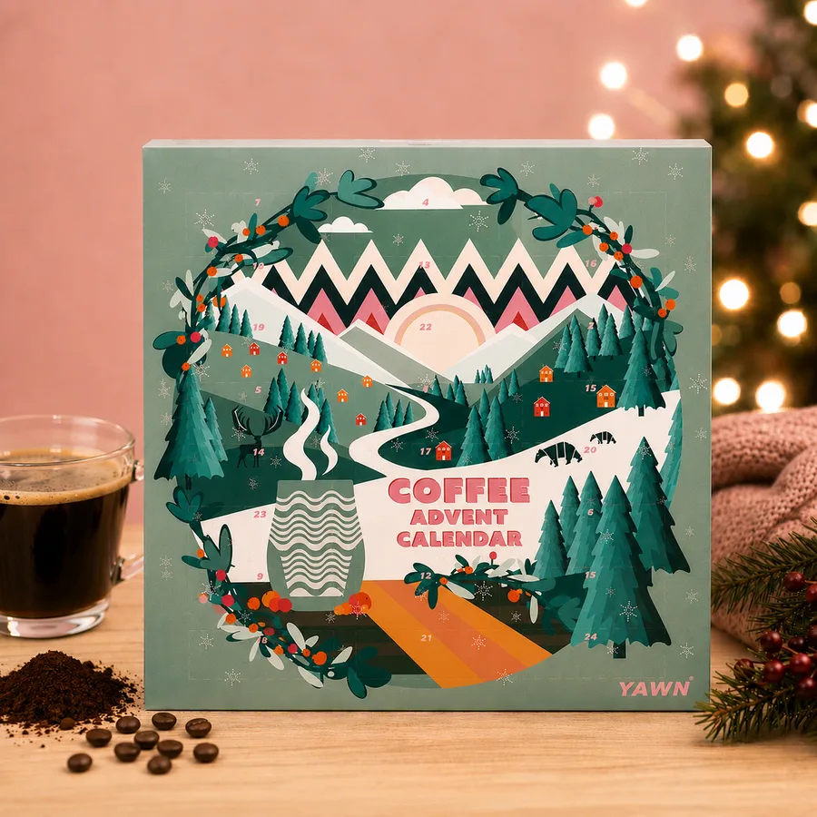 12. Yawn Brew Coffee Advent Calendar (24 Specialty Sachets)