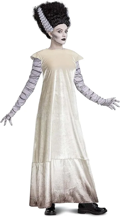2. Disguise Bride of Frankenstein Costume (with Spirit Halloween Frankenstein)