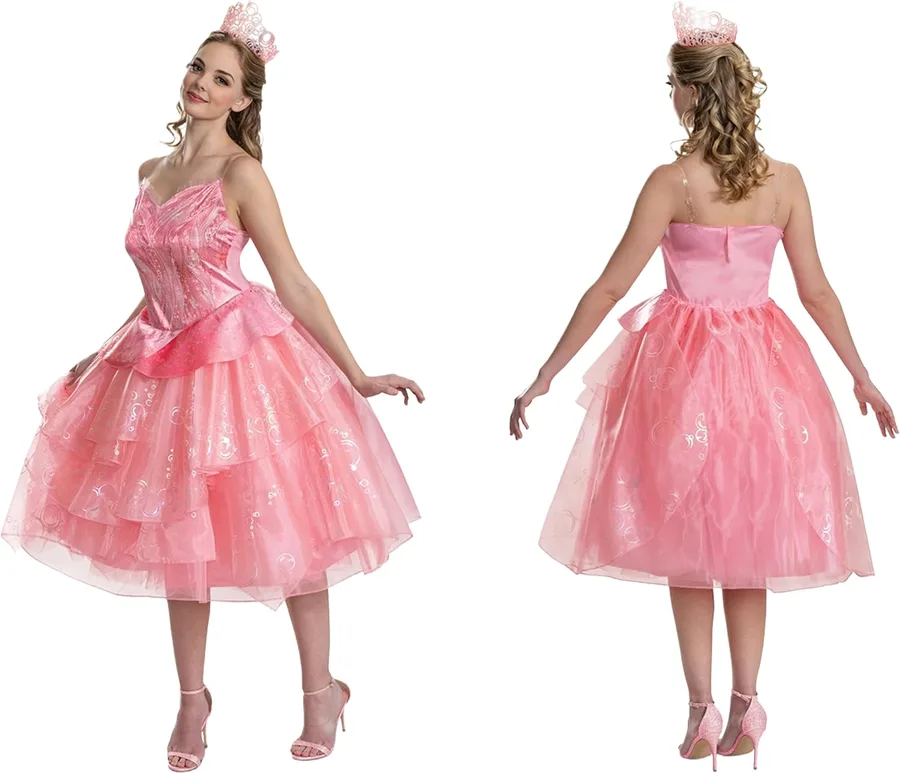 3. Disguise Wicked Glinda Deluxe Costume (with Elphaba)
