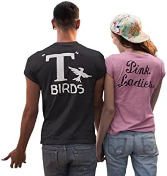 9. T-Birds and Pink Ladies Two-Shirt Set (Grease)