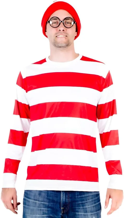 20. Where's Waldo Official Costume (with Disguise Wenda)