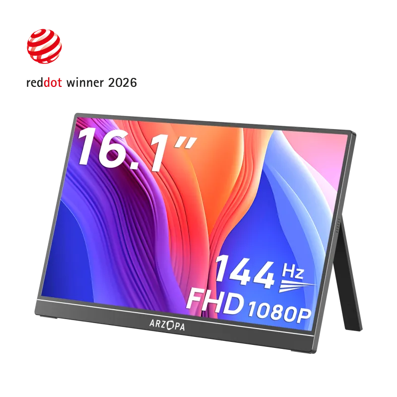 21. Arzopa Z1FC 16.1" 144Hz Portable Monitor